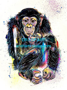Chimp: when I'm feeling blue I'll just think of you