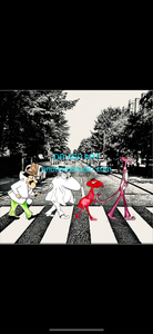 pink panther with friends and foe, Abbey Road
